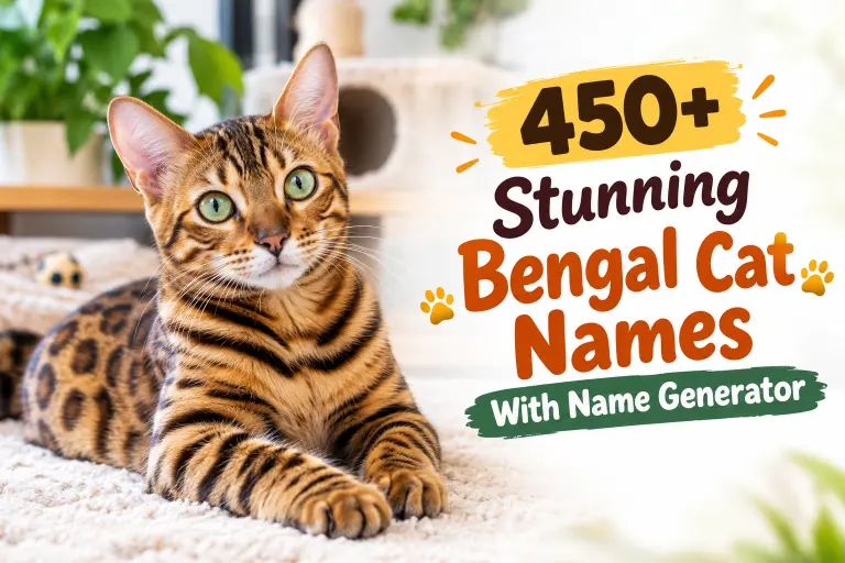 Stunning Bengal Cat Names With Name Generator