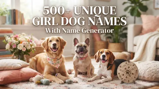 Unique Girl Dog Names With Name Generator