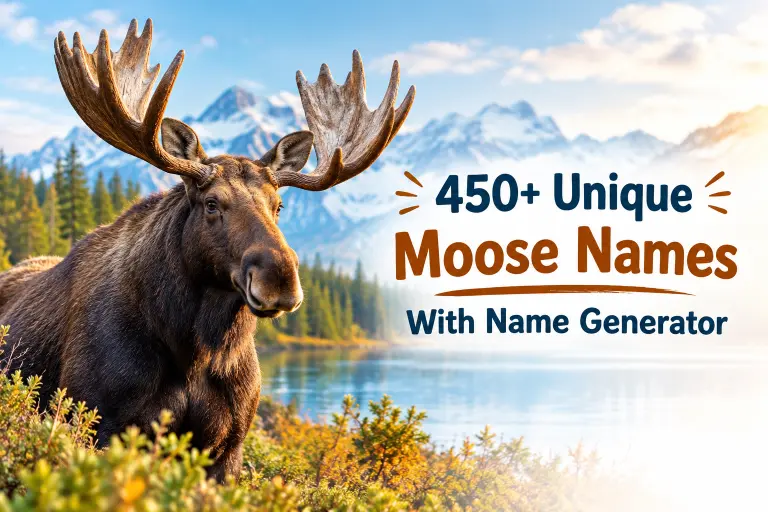 Unique Moose Names With Name Generator